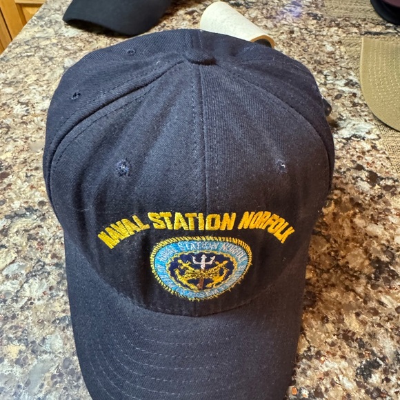 Naval Station Norfolk Embroidered Ball Cap - Picture 4 of 9
